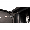 Шкаф 19" телекоммуникационный настенный, 4U 280x600х450 мм, дверь перфорация, черный